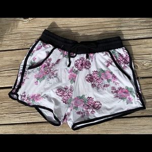 Floral PJ shorts
